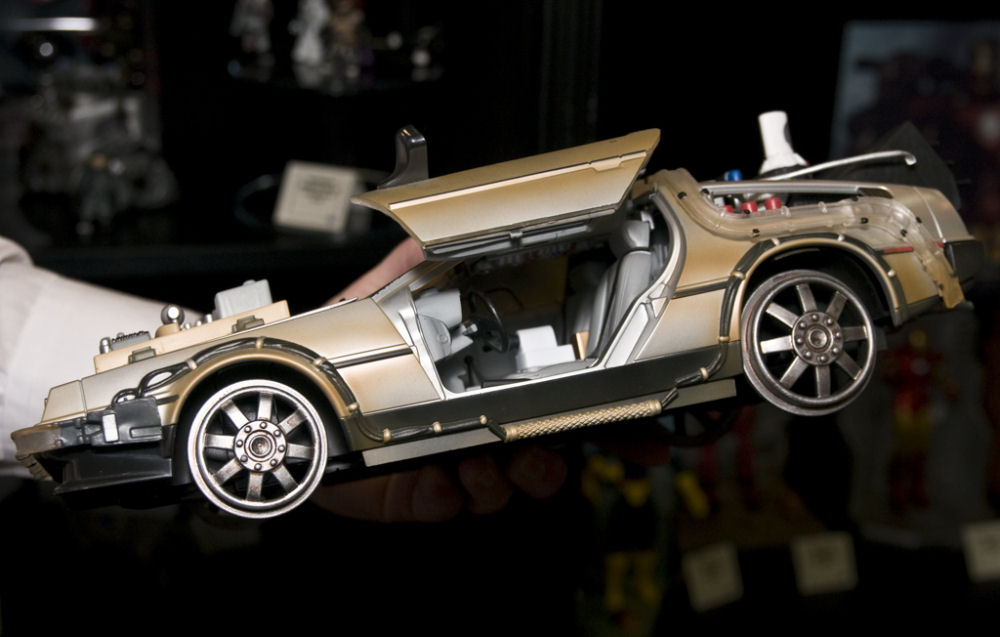 As for the Back to the Future Delorean it just looks lovely
