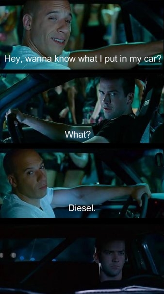 vin diesel fast and furious quote. Oh Vin you little trickster.